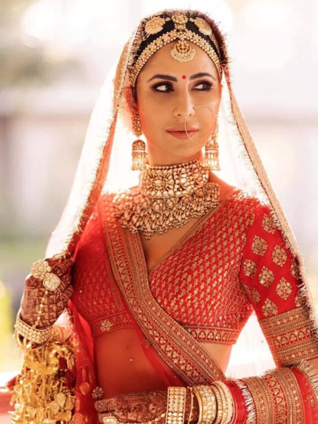 Actress who added desi Red color dress in their wedding