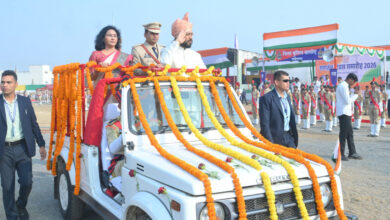 जिला मुख्यालय बालोद में भव्य एवं गरिमामय ढंग से मनाया गया गणतंत्र दिवस समारोह….
