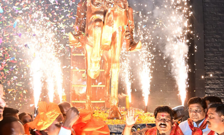 उप मुख्यमंत्री विजय शर्मा ने छत्रपति शिवाजी के प्रतिमा का किया लोकार्पण….