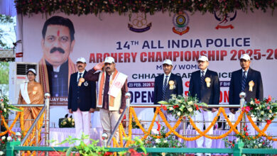 चौदहवीं अखिल भारतीय पुलिस तीरंदाजी प्रतियोगिता का उपमुख्यमंत्री विजय शर्मा ने किया शुभारंभ….. चौदहवीं अखिल भारतीय पुलिस तीरंदाजी प्रतियोगिता का उपमुख्यमंत्री विजय शर्मा ने किया शुभारंभ…..
