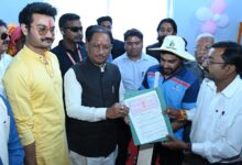 खेल अधोसंरचना का विस्तार युवाओं को नई ऊर्जा और अवसर देता है — मुख्यमंत्री विष्णु देव साय….