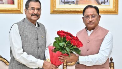 मुख्यमंत्री विष्णु देव साय से छत्तीसगढ़ राज्य पुलिस जवाबदेही प्राधिकरण के नव पदस्थ सदस्य राजीव श्रीवास्तव ने की सौजन्य भेंट…. मुख्यमंत्री विष्णु देव साय से छत्तीसगढ़ राज्य पुलिस जवाबदेही प्राधिकरण के नव पदस्थ सदस्य राजीव श्रीवास्तव ने की सौजन्य भेंट….