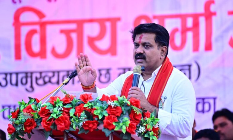 उपमुख्यमंत्री विजय शर्मा ने नगर पंचायत बोड़ला को 6 करोड़ के विकास कार्यों की दी सौगात….