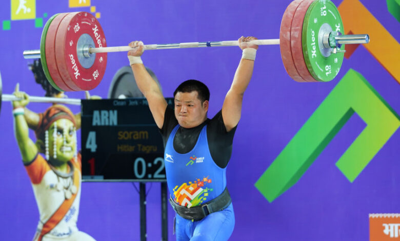 खेलो इंडिया ट्राइबल गेम्स 2026 : भारत्तोलन पुरुष 88 किग्रा वर्ग में अरुणाचल के रुबा ताडु बने चैंपियन… खेलो इंडिया ट्राइबल गेम्स 2026 : भारत्तोलन पुरुष 88 किग्रा वर्ग में अरुणाचल के रुबा ताडु बने चैंपियन…