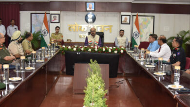 राज्यपाल रमेन डेका से रक्षा महाविद्यालय नई दिल्ली के अध्ययन दल ने की सौजन्य भेंट……