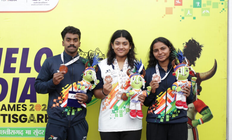 खेलो इंडिया ट्राइबल गेम्स (तीसरा दिन) कर्नाटक का दबदबा कायम…..