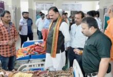 मरीजों की सेहत से समझौता नहीं’ – स्वास्थ्य मंत्री श्याम बिहारी जायसवाल…