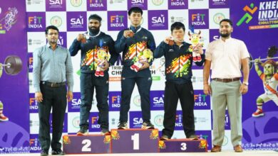 खेलो इंडिया ट्राइबल गेम्स-2026 : वेटलिफ्टिंग में 71 किग्रा वर्ग में सिल्वन बेह्रोथाटलो का स्वर्णिम प्रदर्शन….