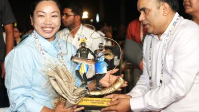 एशियन गेम्स का पदक जीतना मेरा अधूरा सपना – के आईटीजी उद्घाटन पर बोलीं मीराबाई चानू….. एशियन गेम्स का पदक जीतना मेरा अधूरा सपना – के आईटीजी उद्घाटन पर बोलीं मीराबाई चानू…..