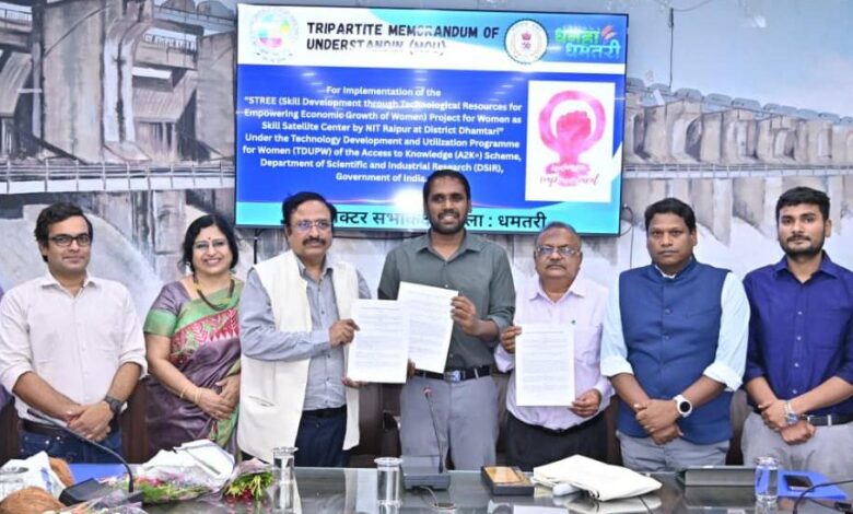 धमतरी में ‘STREE’ परियोजना का शुभारंभ: 300 ग्रामीण महिलाओं को मिलेगा आत्मनिर्भरता का नया रास्ता….