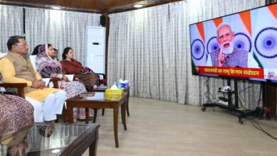 मुख्यमंत्री विष्णुदेव साय ने आज राजधानी रायपुर स्थित मुख्यमंत्री निवास में प्रधानमंत्री नरेंद्र मोदी के नारी शक्ति वंदन अधिनियम के सम्बन्ध में राष्ट्र के नाम प्रसारित संबोधन का श्रवण किया……