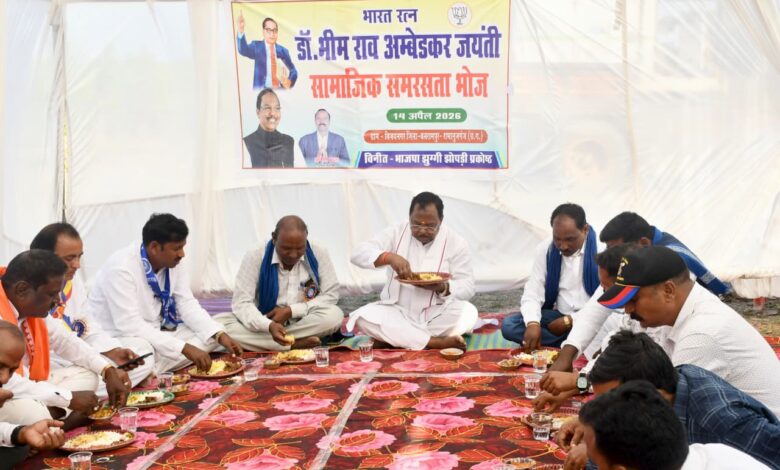 बाबा साहेब की जयंती पर विजयनगर को मिली विकास की सौगात, मंत्री नेताम ने किया 25 लाख रुपये के निर्माण कार्यों का शिलान्यास…