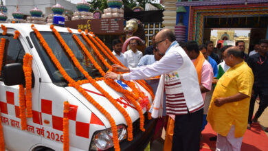 राज्यपाल रमेन डेका ने श्री जगन्नाथ मंदिर ट्रस्ट को सौंपी एम्बुलेंस की चाबी….
