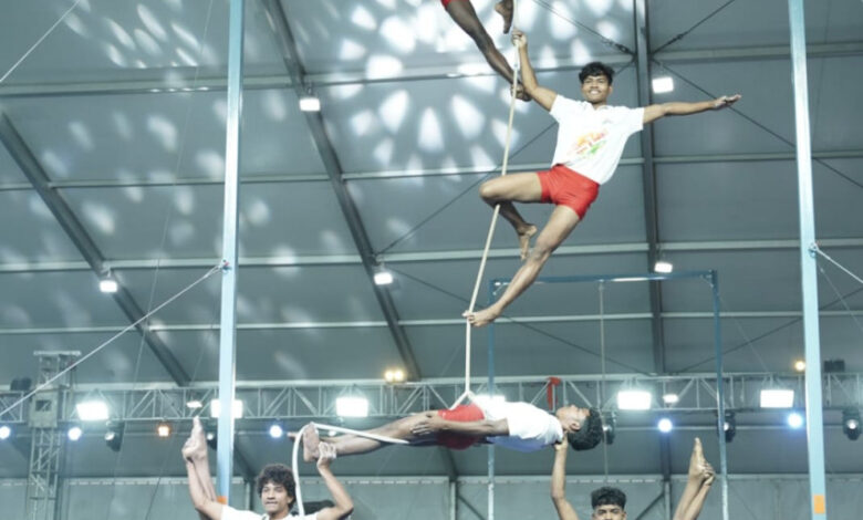 खेलो इंडिया ट्राइबल गेम्स 2026 : मल्लखंभ प्रतियोगिता का शानदार समापन, छत्तीसगढ़ की टीम ने मल्लखंभ में लहराया परचम, बालक-बालिका दोनों वर्गों में बने चौंपियन…. खेलो इंडिया ट्राइबल गेम्स 2026 : मल्लखंभ प्रतियोगिता का शानदार समापन, छत्तीसगढ़ की टीम ने मल्लखंभ में लहराया परचम, बालक-बालिका दोनों वर्गों में बने चौंपियन….