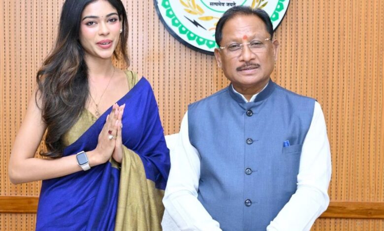 मुख्यमंत्री विष्णुदेव साय से मिस इंडिया छत्तीसगढ़ सुश्री अनुष्का सोन ने की सौजन्य मुलाकात : सदन का ऐतिहासिक सत्र सुनने विधानसभा पहुंची थी मिस इंडिया छत्तीसगढ़…..
