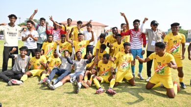 फुटबॉल में छत्तीसगढ़ को रजत पदक : फाइनल में कड़े मुकाबले में पश्चिम बंगाल से 0-1 से मिली हार….