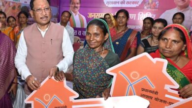 सुशासन तिहार में साकार हुआ पक्के घर का सपना, मुख्यमंत्री विष्णुदेव साय ने हितग्राहियों को सौंपी प्रधानमंत्री आवास योजना की चाबी…. सुशासन तिहार में साकार हुआ पक्के घर का सपना, मुख्यमंत्री विष्णुदेव साय ने हितग्राहियों को सौंपी प्रधानमंत्री आवास योजना की चाबी….