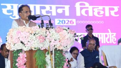 मुख्यमंत्री विष्णुदेव साय ने धमतरी में सुशासन तिहार के तहत 465 करोड़ रुपये के 102 विकास कार्यों की दी सौगात…. मुख्यमंत्री विष्णुदेव साय ने धमतरी में सुशासन तिहार के तहत 465 करोड़ रुपये के 102 विकास कार्यों की दी सौगात….