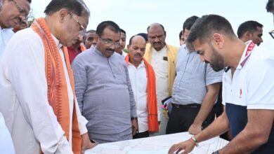 निर्माणाधीन नालंदा परिसर का मुख्यमंत्री विष्णुदेव साय ने किया निरीक्षण: गुणवत्तापूर्ण एवं समय-सीमा में कार्य पूर्ण करने के दिए निर्देश….