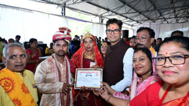 सामूहिक विवाह सामाजिक समरसता, सादगी और दहेज प्रथा के खिलाफ सशक्त संदेश है : वित्त मंत्री ओ.पी. चौधरी….