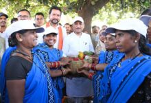 सुशासन तिहार: सरोधी में महिला स्व सहायता समूह ने मुख्यमंत्री को भेंट की स्थानीय उत्पादों की टोकरी….