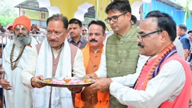 मुख्यमंत्री विष्णु देव साय ने भिखमपुरा के पंचमुखी सिद्ध हनुमान मंदिर में की पूजा-अर्चना, प्रदेशवासियों की सुख-समृद्धि, खुशहाली और मंगलमय जीवन की कामना की…