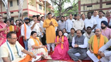 उप मुख्यमंत्री अरुण साव ने 2500 किलोलीटर क्षमता के पानी टंकी निर्माण का किया भूमिपूजन….