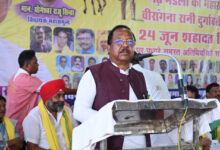 रानी दुर्गावती और शहीद वीर नारायण सिंह आदिवासी समाज के शौर्य और साहस का प्रतीक: मंत्री रामविचार नेताम….