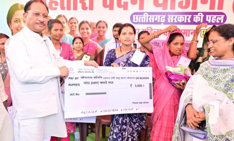महिला सशक्तिकरण और मातृ-शिशु कल्याण योजनाओं से बदल रही जिंदगी: मुख्यमंत्री विष्णुदेव साय’….. महिला सशक्तिकरण और मातृ-शिशु कल्याण योजनाओं से बदल रही जिंदगी: मुख्यमंत्री विष्णुदेव साय’…..