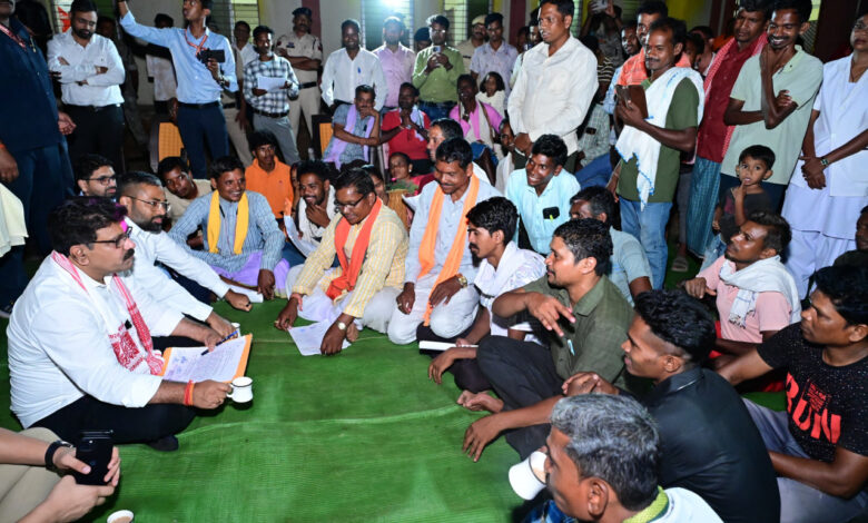 किसकोड़ो, जहां कभी लगती थी नक्सलियों की चौपाल, वहीं उप मुख्यमंत्री शर्मा ने लगाई जनचौपाल….