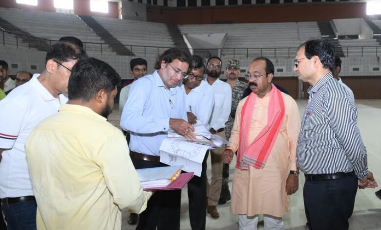 बहतराई खेल प्रशिक्षण केन्द्र में निर्माण और मरम्मत के कार्यों में देरी पर भड़के उप मुख्यमंत्री अरुण साव…. बहतराई खेल प्रशिक्षण केन्द्र में निर्माण और मरम्मत के कार्यों में देरी पर भड़के उप मुख्यमंत्री अरुण साव….