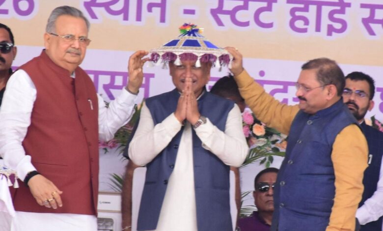 मुख्यमंत्री विष्णु देव साय की ने राजनांदगांव में 510 करोड़ रुपये से अधिक लागत के 333 विकास कार्यों का किया लोकार्पण-भूमिपूजन….. मुख्यमंत्री विष्णु देव साय की ने राजनांदगांव में 510 करोड़ रुपये से अधिक लागत के 333 विकास कार्यों का किया लोकार्पण-भूमिपूजन…..