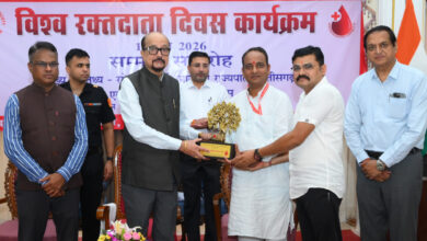 रक्तदान सबसे बड़ा दान, इससे बड़ी कोई सेवा नहीं – राज्यपाल डेका…..
